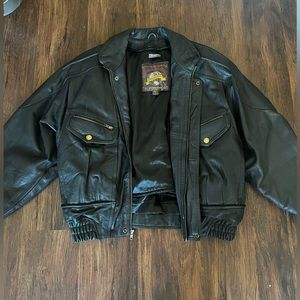 Vintage leather bomber jacket (Insulated)